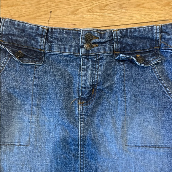 Vintage Denim Blue Women's Skirt - Picture 2 of 4